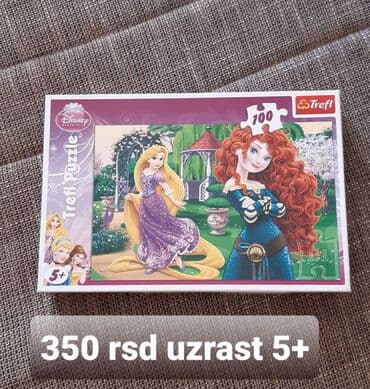 set za crtanje za decu: Trefl Puzzle – Disney Princess - Set slagalica sa motivima Diznijevih — 1
