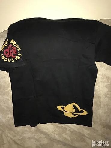 dri fit majice: Majica na kratke rukave, M, Diesel, bоја - Crna, Pamuk — 2