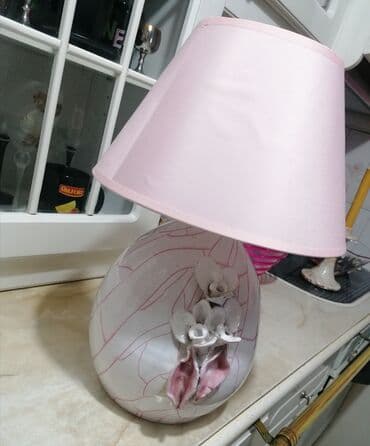 vitorog cipelarnik sa ogledalom: Stona lampa, bоја - Roze — 1