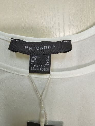 h and m majice: S (EU 36), Jednobojni, bоја - Bela — 2