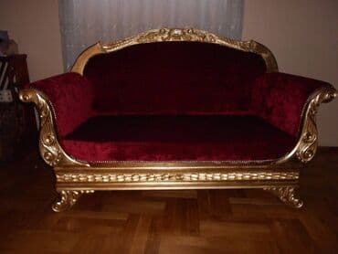 Stilska sofa,puno drvo.Novo