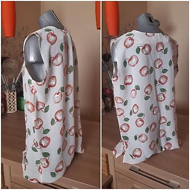 ideal pantalone: Ženska bezrukavna košulja sa printom trešanja - Model: bez rukava — 3