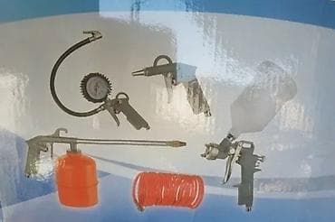 Sekire: Pneumatski Set 5/1 NOVO Za Farbanje,Peskarenje,Pumpanje AKCIJA — 1