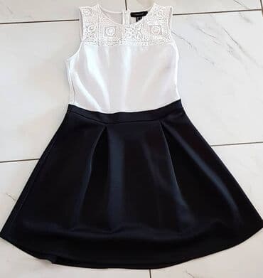 dugacke haljine svecane: M (EU 38), color - White, Cocktail, With the straps — 1