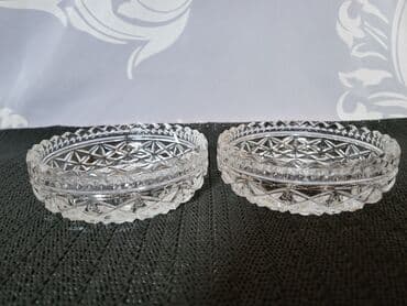 kristalni set za viski: Satula nova kristal Zajecar 70te. Nova satula ili dve — 9