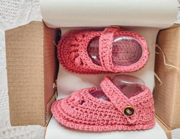 haljine za devojcice od 8 godina: Slipper booties, Size - 17 — 3