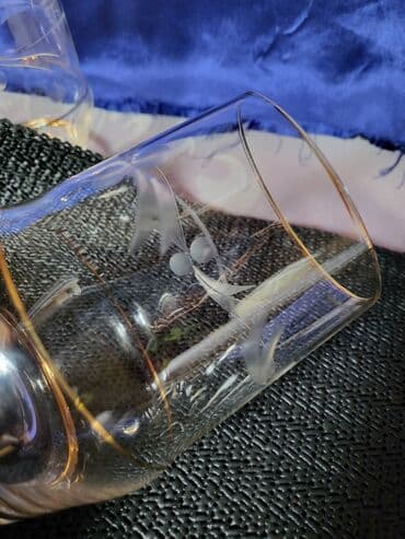 swarovski case za vino cena: Case krislal,gravura Cehoslovacka za vino 1950g.+. Case za vino rucna — 8