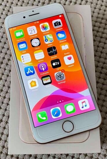 valjak za peglanje na paru: Apple iPhone iPhone 8, 64 GB, Rose Gold, Otisak prsta — 1