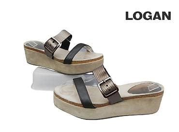 versace cipele zenske: LOGAN ženske klompe/sandale na punu petu - Model: LOGAN - Dizajn — 2