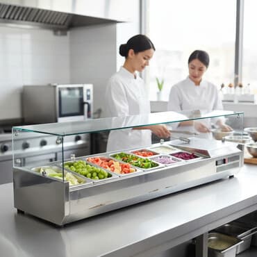 ravna ploca za sporet gorenje: Rashladna salatara sa staklom – dimenzije xx mm, model DTV — 1