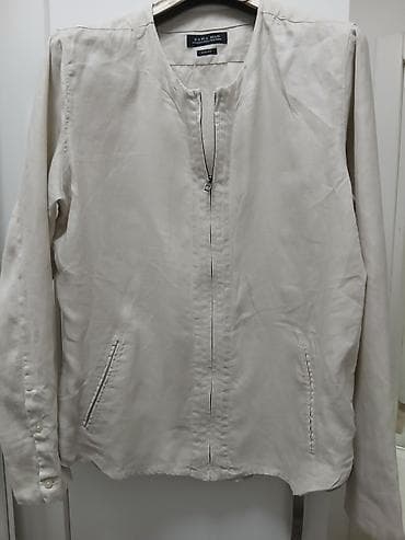 tech fleece s: ZARA MAN muška jakna – Slim Fit - Model bez kragne, minimalističnog — 1