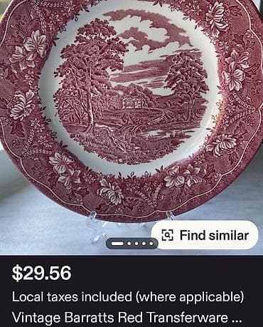 arkopalni tanjiri: Tanjiri engleski 1950 do 1970god.Barratts Staffordshire. Engleski — 6