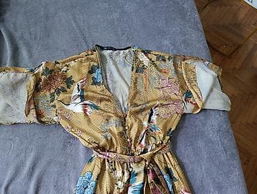 kostimi za ples: ZARA duga kimono haljina/ogrtač - Model: dugački kimono kroj sa — 2