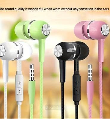 vodena magla sa tajmerom: Žičane in-ear slušalice sa 3.5 mm priključkom - HiFi kvalitet zvuka — 1