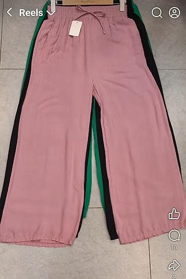 p. s nova kolekcija bih: Siroke pantalone sa finim padom. Veliki elasticni pojas sa uckurom — 1