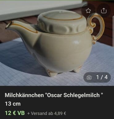 gde kupiti cajnik za turski caj: Bokal 1950-1972g Oscar Schlegelmilch. Bokalcic porcelanski,perfektan — 4