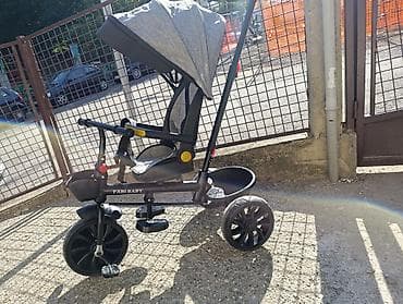 obim glave kod dece: Dečji tricikl/kombinovana guralica sa tendom – FABI BABY Dete nije — 1
