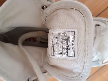 superstar bele patike: Levi’s visoke patike – model Levi Strauss, platno - Brend: Levi’s — 4