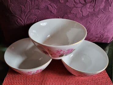 Kuhinjski setovi: Cinije nove vece iz 70ih. kineski porcelan. Cinije bez — 3