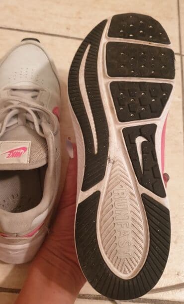mokasine ženske ccc: Nike, 36.5, bоја - Bela — 6