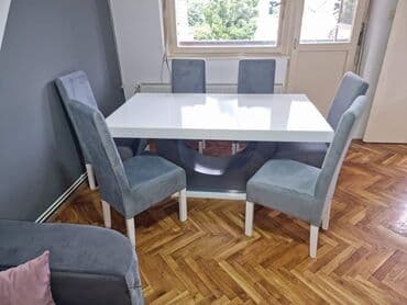 akcija aluminijumske stolice: ➡️AKCIJA ⬅️ Sto + 6 stolice= 352e BOJA PO IZBORU. DEZENE BIRATE PO — 1