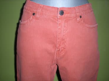 svecane pantalone i tunike: FARMERKE BIAGGINI Tegljive, blago zvonaste farmerke cigla boje — 1