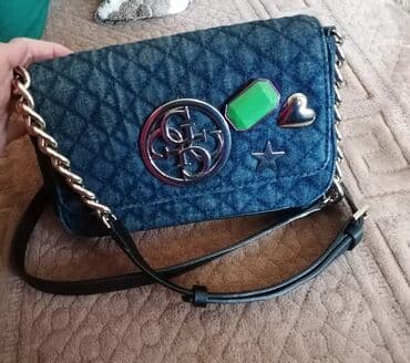 smaragdno zelena torbica: Torba za rame, Guess — 1