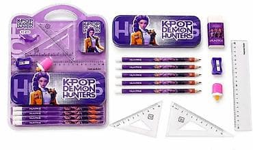 3d olovka cena: K-Pop Demon Hunters školski set sa svim osnovnim priborom za školu i — 4