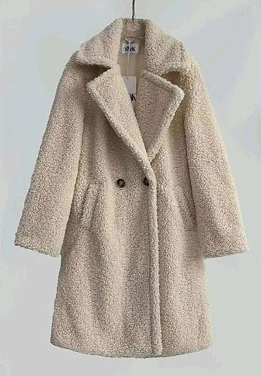 la coste torba: Ženski teddy kaput sa krznastom teksturom - Dizajn: klasičan kroj do — 3