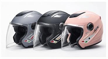 silver i polo: Moto / Skuter kaciga FGN sa vizirom Kvalitetna FGN moto kaciga — 3