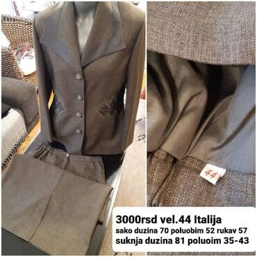 ženski kompleti pantalone i sako: Komplet elegantne garderobe – više modela i mere prikazane na — 8