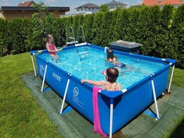 lidl bazeni za dvoriste: 💦✅ INTEX bazen 3mx2m metal frame BEZ PUMPE NOVO ✅💦Cena: 14.500 — 2