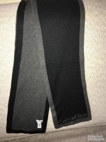 Čarape i donji veš: Original GANT šal NOV 100% Wolle Crna boja Sirina 25cm duzina — 10