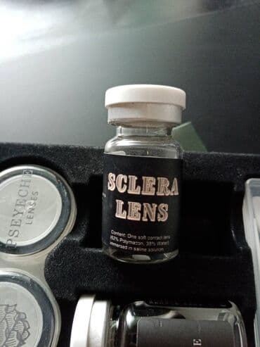 kozmetika i parfemi: Kontaktna sociva u boji 22mm Crna 1godisnja u-NOVO Black out sociva — 6
