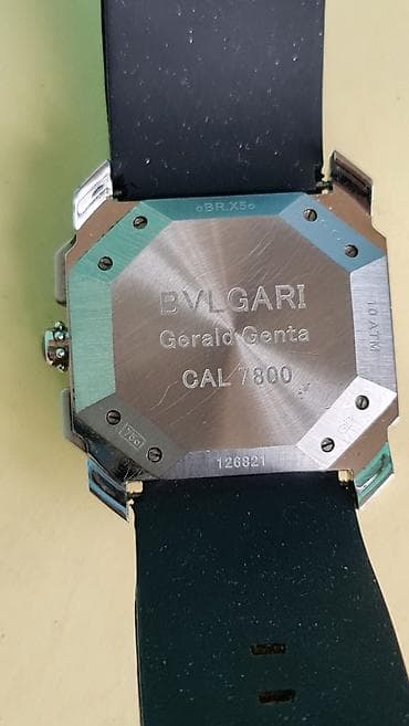 crno zlatni sat: Bvlgari Gerald Genta hronograf ručni sat - Kućište višestrano — 6