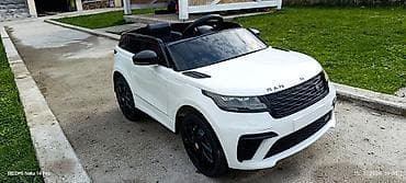 Kolica za bebe: Električni automobil za decu – SUV kabrio stil, bela boja, crni krov — 6