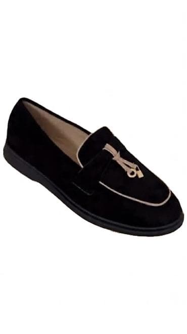 opposite shoes: Muške mokasine – crne, elegantne - Model: klasične mokasine sa — 1