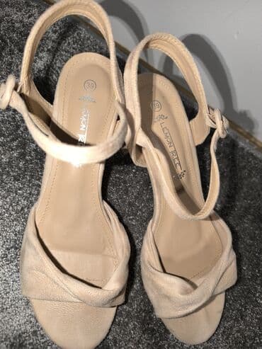mokasine od prevrnute koze: Sandals, 39 — 3