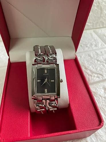 zenske torbe mona outlet: GUESS ženski ručni sat – pravougaono kućište i ukrasna narukvica sa — 6