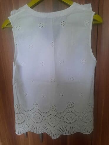 h m mokasine: M (EU 38), Cotton, Single-colored, color - White — 2