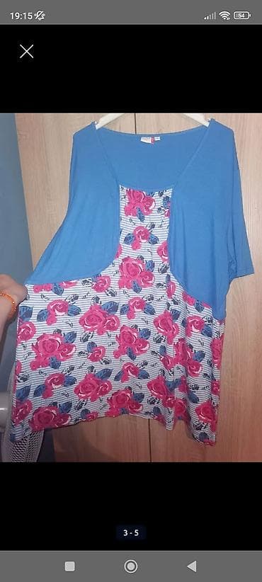 versace helanke: Ženska tunika sa kratkim rukavima i ugrađenim bolerom - Model: tunika — 4