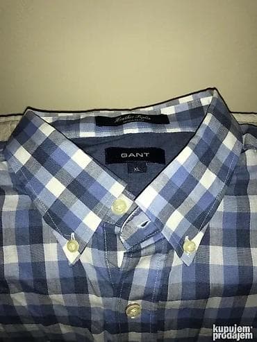 Donji delovi trenerke: Košulja Na duge rukave, XL, Gant, bоја - Tamnoplava, Pamuk — 2