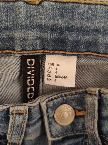 pidzama iz jednog dela: H&M farmerke veličina 34. Dubok model. Poluobim struka 30/34 — 5