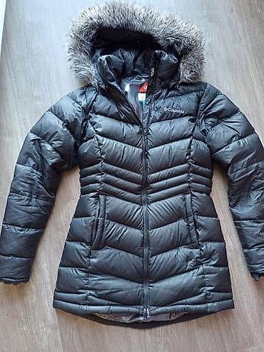 aldo mokasine zenske: Columbia ženska zimska jakna sa kapuljačom i veštačkim krznom. Crna — 1