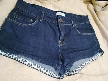 helanke svih: Ženske teksas šorts pantalone - Klasik tamno-plavi denim sa — 1