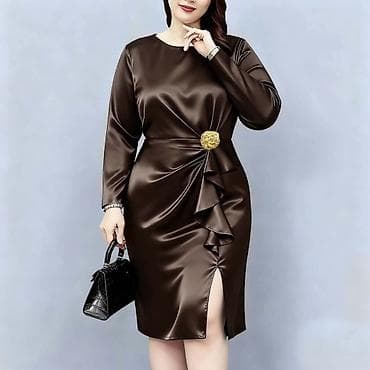 02. ✨ 𝑺𝒕𝒚𝒍𝒆 Univerzalna velicina odgovara od 2xl do 4xl Haljina