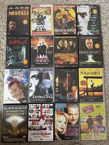 Svih 16 filmova za navedenu cenu nisu skoro ni korisceni prestajali na lalafo.rs Svih 16 filmova za navedenu cenu nisu skoro ni korisceni prestajali