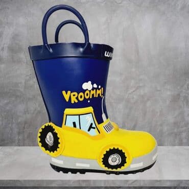 dečija obuća top: Odlican model gumenih cizmica koje su skroz oblozene vunom tople — 2