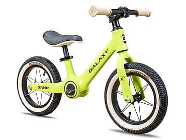 new balance patike 550: Balance bike 12" GALAXY EXPLORER – zelena Prva bicikla bez pedala za — 2