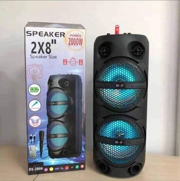 kupujem blutut zvucnik: Zvučnik Bluetooth karaoke 2x8"-SXQF 8000DIN Kristalno čist zvuk — 5